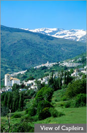 A view of Capileira, home of Flamenco School 'La Fuente'